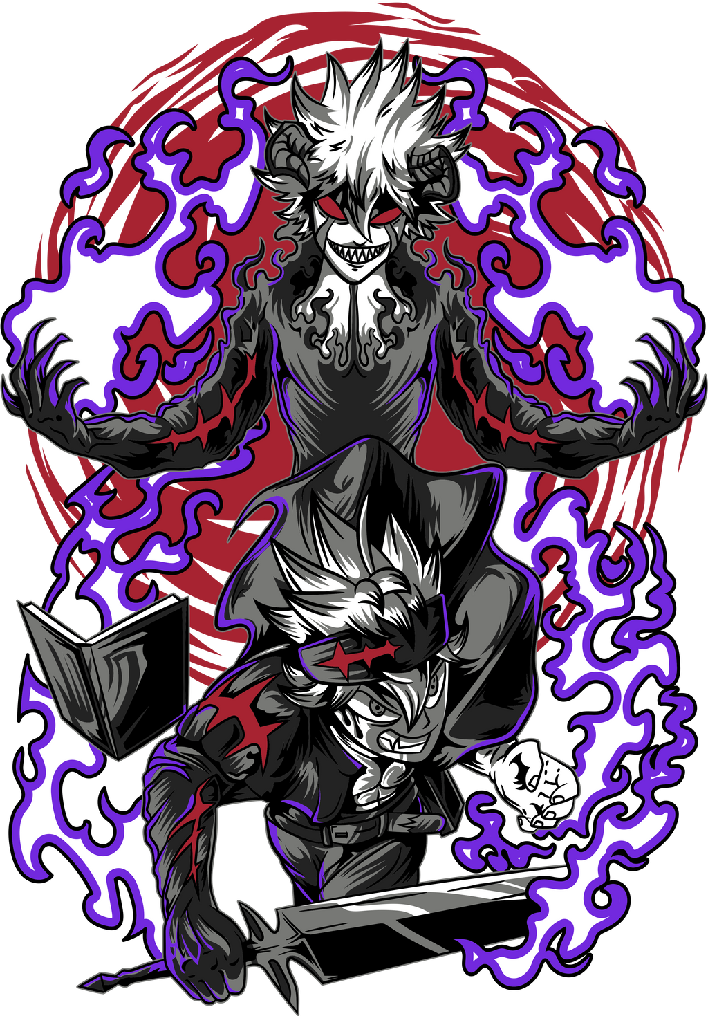 Black Clover Devil Link T-Shirt