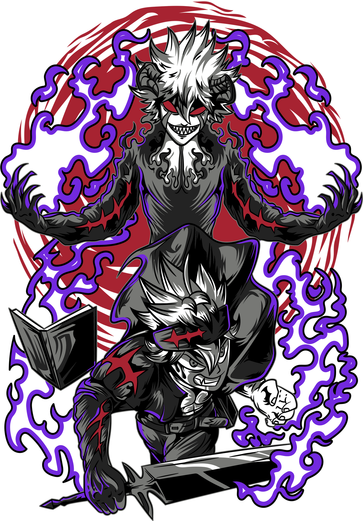 Black Clover Devil Link T-Shirt